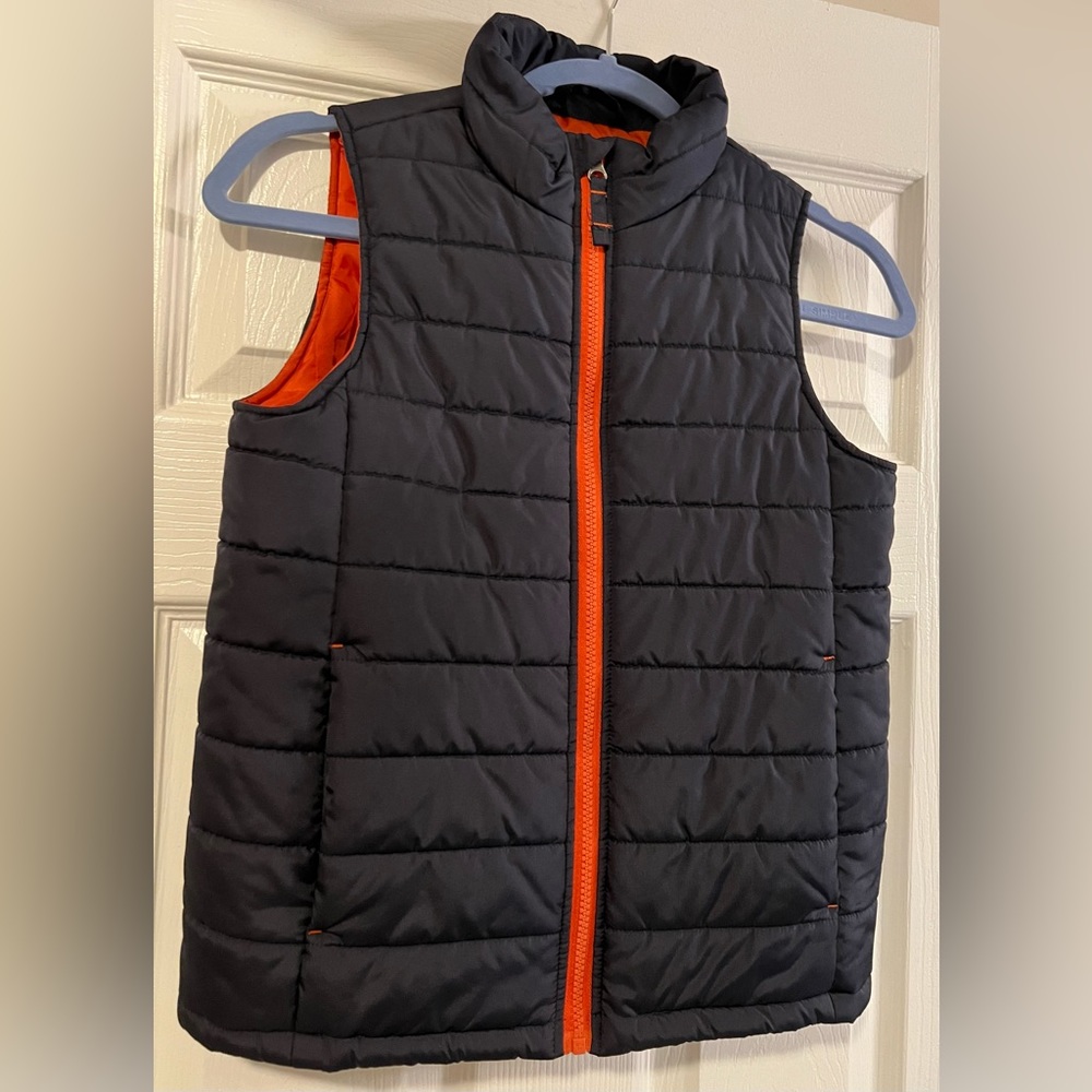 Lands’ End Boy Navy Blue Vest Size Small/8
